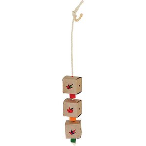 Caitec Featherland Paradise Triple Foraging Box Bird Toy, Medium