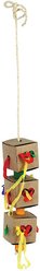 Caitec Featherland Paradise Triple Foraging Box Bird Toy, Small