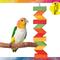Show in main carousel: Caitec Featherland Paradise Zig Zag Chew Bird Toy, Large slide 2 of 10