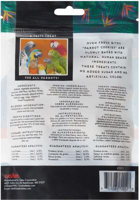 Show full view: Caitec Oven Fresh Bites Baked Almond Cookies Parrot Treats, 4-oz bag slide 2 of 7