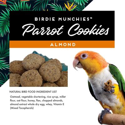 Show full view: Caitec Oven Fresh Bites Baked Almond Cookies Parrot Treats, 4-oz bag slide 5 of 7