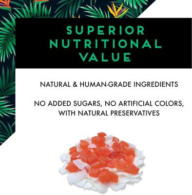 Show full view: Caitec Oven Fresh Bites Coconut Papaya Mango Cookies Parrot Treats, 4-oz bag slide 3 of 5