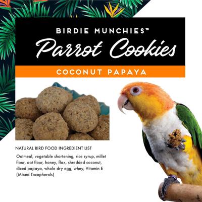 Show full view: Caitec Oven Fresh Bites Coconut Papaya Mango Cookies Parrot Treats, 4-oz bag slide 4 of 5