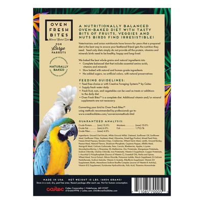 Show full view: Caitec Oven Fresh Bites Large Parrot Food, 15-lb box slide 3 of 5