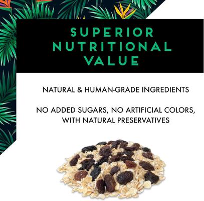 Show full view: Caitec Oven Fresh Bites Oatmeal Raisin Cookies Parrot Treats, 4-oz bag slide 3 of 6