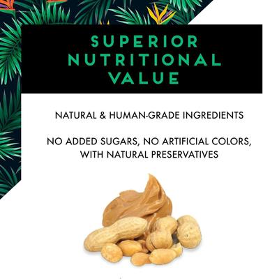 Show full view: Caitec Oven Fresh Bites Peanut Butter Cookies Parrot Treats, 4-oz bag slide 4 of 7