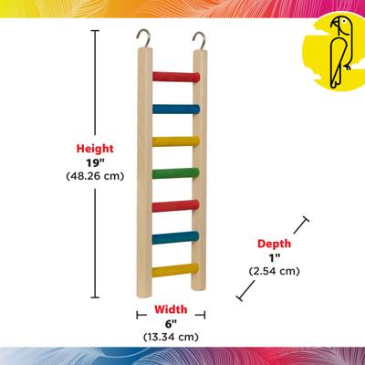 Show full view: Caitec Parrot Ladder, 18-in slide 3 of 10