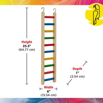 Show full view: Caitec Parrot Ladder, 24-in slide 3 of 10