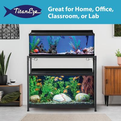 Show full view: Caitec Tank Fish Stand, Black, 20-gal slide 2 of 6