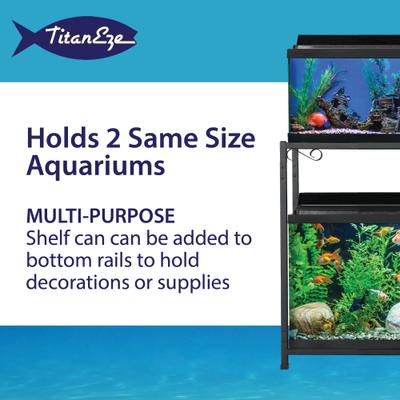 Show full view: Caitec Tank Fish Stand, Black, 20-gal slide 4 of 6