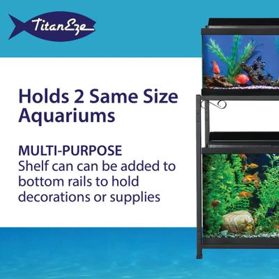 Show full view: Caitec Tank Fish Stand, Black, 30-gal, 1 slide 4 of 6