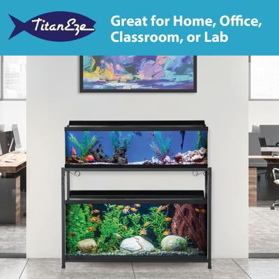 Show full view: Caitec Tank Fish Stand, Black, 65-gal, 1 slide 2 of 6