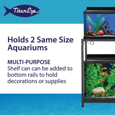 Show full view: Caitec Tank Fish Stand, Black, 65-gal, 1 slide 4 of 6