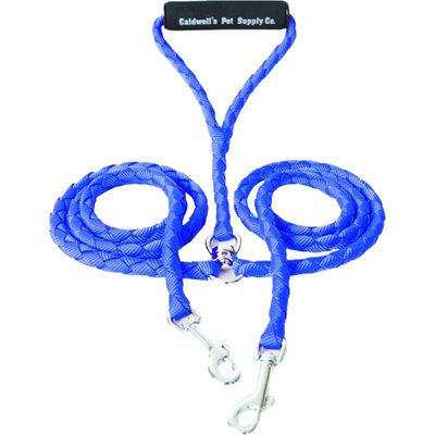 Caldwell's Pet Supply Co. Caldwell's Pet Supply Co. Original Dual Leash, Blue