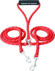 Caldwell's Pet Supply Co. Original Dual Leash, Red