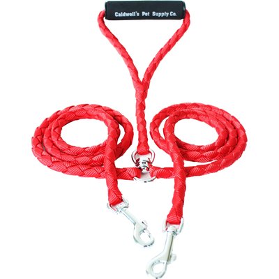 Caldwell's Pet Supply Co. Caldwell's Pet Supply Co. Original Dual Leash, Red