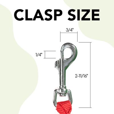 Show full view: Caldwell's Pet Supply Co. Original Dual Leash, Red slide 6 of 11