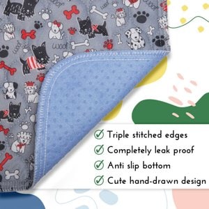 Caldwell's Pet Supply Co. Potty Pads Washable Dog Training & Pee Pads, Variety Pack, 24 x 36-in, 2 count