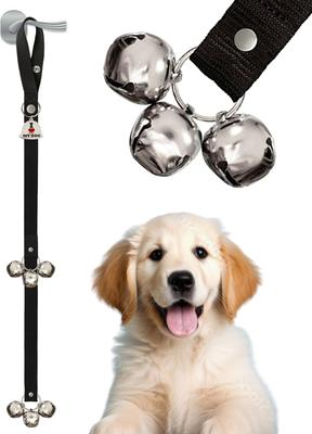 Show full view: Caldwell's Pet Supply Co. Potty Bells Original Dog Doorbell, Black slide 1 of 10