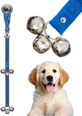 Show full view: Caldwell's Pet Supply Co. Potty Bells Original Dog Doorbell, Blue slide 1 of 10