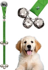 Caldwell's Pet Supply Co. Potty Bells Original Dog Doorbell, Green