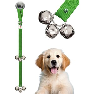 Caldwell's Pet Supply Co. Potty Bells Original Dog Doorbell, Green