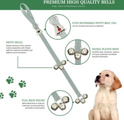 Caldwell's Pet Supply Co. Potty Bells Original Dog Doorbell, Grey slide 2 of 7