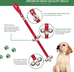 Caldwell's Pet Supply Co. Potty Bells Original Dog Doorbell, Red slide 2 of 7