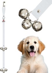 Caldwell's Pet Supply Co. Potty Bells Original Dog Doorbell, White