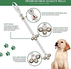 Caldwell's Pet Supply Co. Potty Bells Original Dog Doorbell, White slide 2 of 7