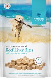 Caledon Farms Beef Liver Bites Freeze-Dried Dog Treats, 5.2-oz bag