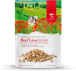 Caledon Farms Mini Trainers Beef Liver Freeze-Dried Dog Treats, 3.7-oz bag