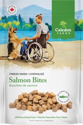 Caledon Farms Salmon Bites Freeze-Dried Dog Treats, 3.2-oz bag slide 1 of 9