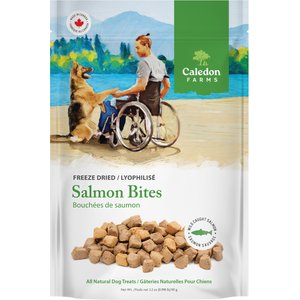 Caledon Farms Salmon Bites Freeze-Dried Dog Treats, 3.2-oz bag