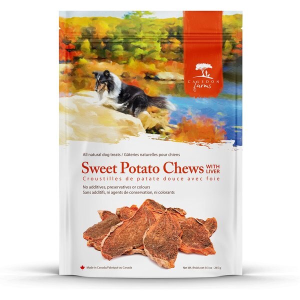 Caledon Farms Sweet Potato Chews with Liver Dog Treats