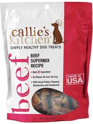Callie's Kitchen Beef Supermix Recipe Dog Treats, 4-oz bag