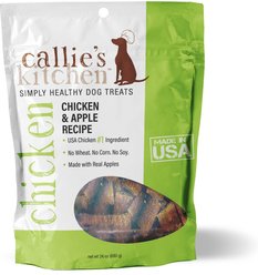 Callie's Kitchen Chicken & Apple Recipe Jerky Dog Treats, 24-oz bag