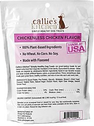Callie's Kitchen Chickenless Chicken Flavor Dog Treats, 4-oz bag slide 2 of 3