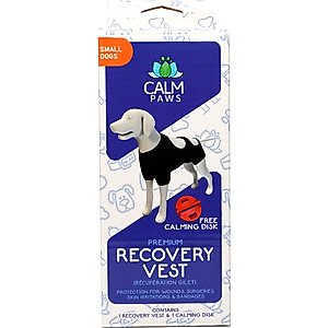 Calm Paws Calming Recovery Dog Vest, Small