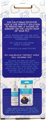 Show full view: Calm Paws Calming Recovery Dog Vest, Small slide 3 of 11