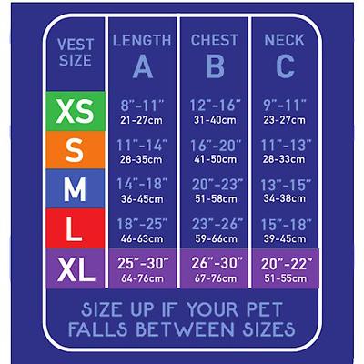 Show full view: Calm Paws Calming Recovery Dog Vest, X-Small slide 8 of 11