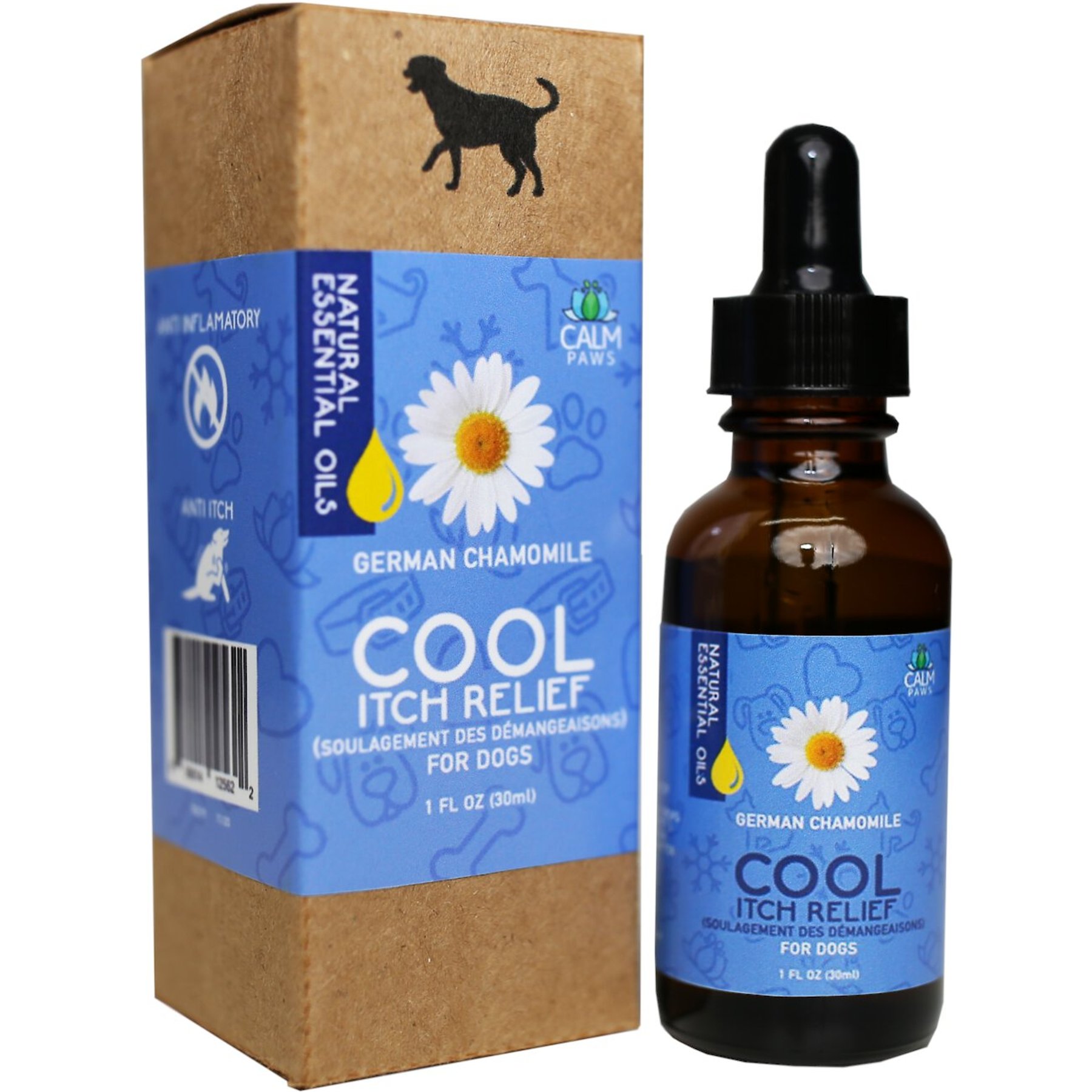 Calm Paws Cool Calming Essential Oil for Dogs, 1-fl oz bottle