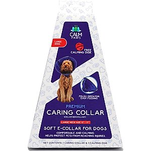 Calm Paws Recovery Caring Dog Collar, Large