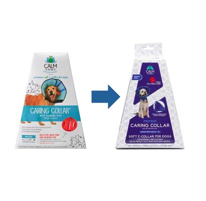 Show full view: Calm Paws Recovery Caring Dog Collar, Medium slide 4 of 9