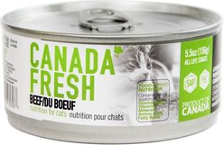 Canada Fresh Beef Canned Cat Food, 5.5-oz, case of 24