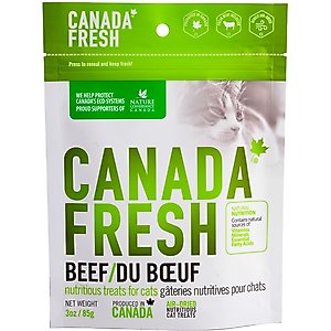 Canada Fresh Beef Soft & Chewy Cat Treats, 3-oz bag
