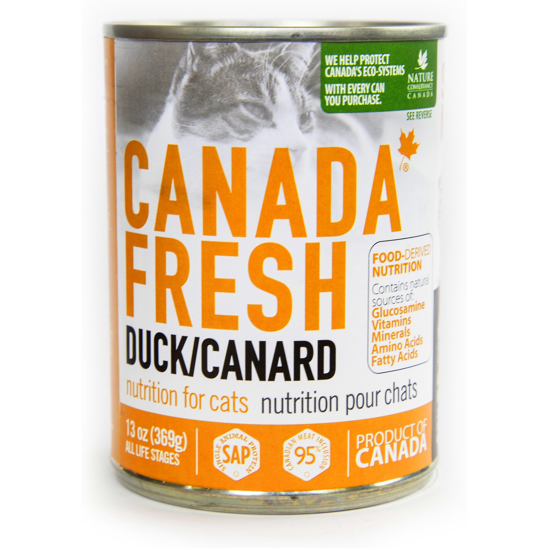 Canada Fresh Duck Canned Cat Food, 13-oz, case of 12
