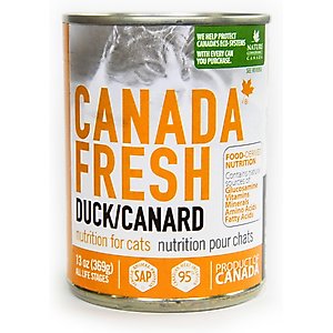 Canada Fresh Duck Canned Cat Food, 13-oz, case of 12
