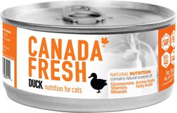 Canada Fresh Duck Canned Cat Food, 3-oz, case of 24
