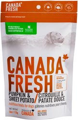 Canada Fresh Pumpkin & Sweet Potato Dog Treats, 6-oz bag